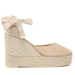 Manebi Туфлі Manebi Soft Suede Wedge Espadrilles M 1.1 WV Бежевий