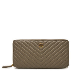 PINKO Portofel Mare de Damă Pinko Ryder Zip Around . AI 24-25 PCPL 100250 A0GK Gri