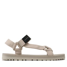 

Босоніжки Calvin Klein Jeans Prefresato Webbing Strap Badge YM0YM00639 Eggshell ACF, Сірий