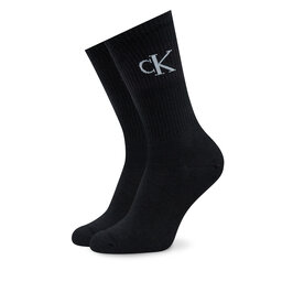 

Набір 2 пар високих чоловічих шкарпеток Calvin Klein Jeans 701224127 White Combo 001, Білий