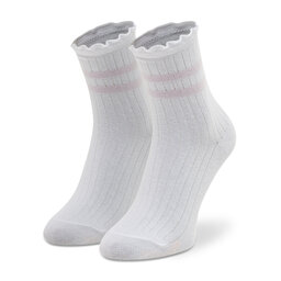 Vans Șosete Lungi de Damă Vans 1Pk Ruffed VN0A4S8PYIH1 White/Lavender