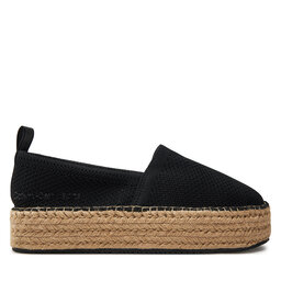 Calvin Klein Jeans Espadryle Calvin Klein Jeans Platform Espadrille Uc YW0YW01377 Czarny