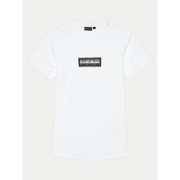 Napapijri Napapijri Футболка S-Chamois NP0A4HYL D Білий Regular Fit
