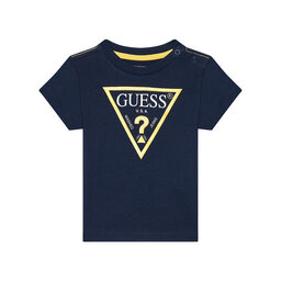 Guess Guess Marškinėliai N73I55 K8HM0 Tamsiai mėlyna Regular Fit