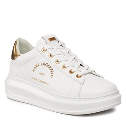 KARL LAGERFELD Αθλητικά KARL LAGERFELD KL62538 White Lthr w/Gold 01G