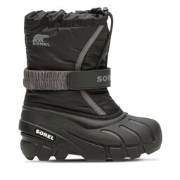 Sorel Μπότες Χιονιού Sorel Childrens Flurry™ Boot 2114082016 Μαύρο