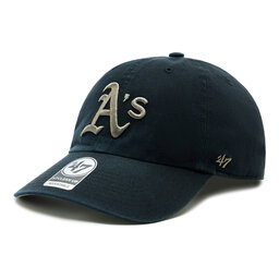 47 Brand Șapcă 47 Brand MLB Oakland Athletics Ballpark Camo 47 CLEAN UP B-BPCAM18GWS-BK Black