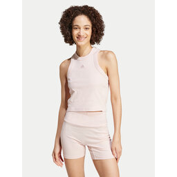 adidas adidas Топ Lounge IY6735 Рожевий Slim Fit