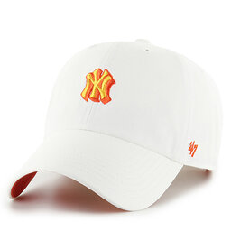 47 Brand Czapka z daszkiem 47 Brand New York Yankees B-CHPCU17GWS Biały