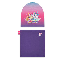 Paw Patrol Komplet czapka i komin Paw Patrol CEO-ACCCS-AW25-316PAW Fioletowy