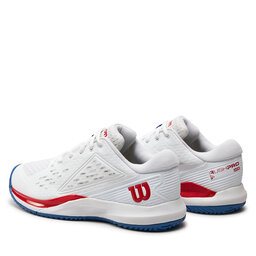 

Взуття Wilson Rush Pro Ace Jr WRS332850 White/D V Blue/Wilson Red, Білий
