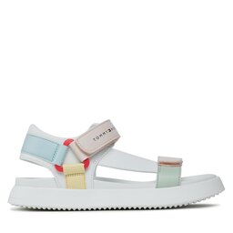 

Босоніжки Tommy Hilfiger Velcro Sandal T3A2-32768-0371 S White/Multicolor X256, Кольоровий