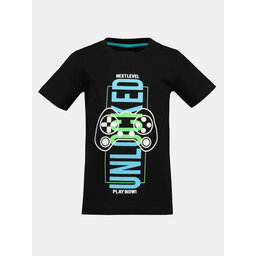 Blue Seven Blue Seven Marškinėliai 802305 X Juoda Regular Fit