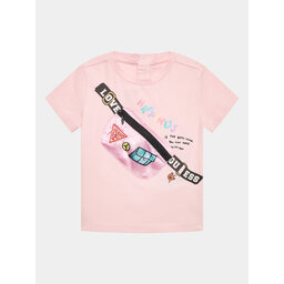 Guess Guess T-Shirt K3YI04 K6YW1 Ροζ Regular Fit