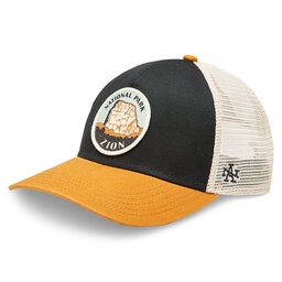 American Needle Gorra con visera American Needle Valin - Zion National Park SMU679A-ZNP Ivory/Blk/Lt Hazel
