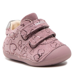 Geox Halbschuhe Geox B Tutim G. B B9440B 007NF C8217 Dk Pink/Silver
