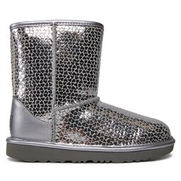 

Снігоходи Ugg Classic II Gel Hearts 1151613K Slvr, Срібний