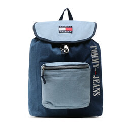 Tommy Jeans Batoh Tommy Jeans Tjm Heritage Denim Flap Backpack AM0AM11108 0GY