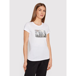 Armani Exchange Armani Exchange Футболка 8NYTDL YJ73Z 6110 Білий Slim Fit