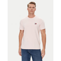 Tommy Jeans Tommy Jeans Marškinėliai Badge DM0DM20322 Rožinė Regular Fit