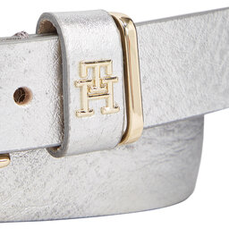 

Жіночий ремінь Tommy Hilfiger Th Timeless 2.5 Silver AW0AW15377 Metallic Silver 0IM, Сірий