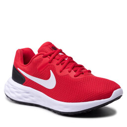 Nike Обувки Nike Revolution 6 Nn DC3728 600 University Red/White/Black