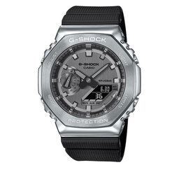 G-Shock Ρολόι G-Shock GM-2100-1AER Black/Silver