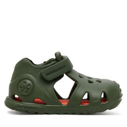 Sandali Biomecanics Bioflow Urban Per Ragazzi – Verde Kaki, Regolabili, Suola Antiscivolo, Per Estate