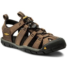 Keen Sandalias Keen Clearwater Cnx Leather 1013106 Dark Earth/Black