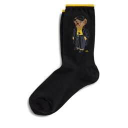 Polo Ralph Lauren Duge čarape Polo Ralph Lauren 455982951001 Crna