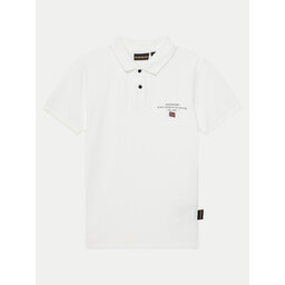 Napapijri Napapijri Poloshirt Elbas 5 NP0A4G4N0021 D Weiß Regular Fit