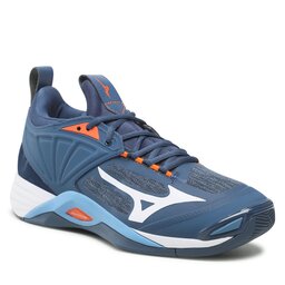 Mizuno Čevlji Mizuno Wave Momentum 2 V1GA211212 Mornarsko modra