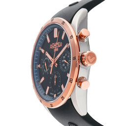 

Годинник Roamer Multifunction 508982 49 45 05 Silver/Rose Gold/Black, Чорний