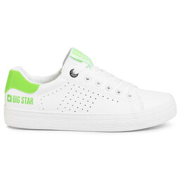 

Снікерcи Big Star Shoes FF274481 White/Green, Білий