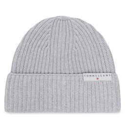 Tommy Jeans Mütze Tommy Jeans Tjm Linear Logo Beanie AM0AM14865 Hellgrau
