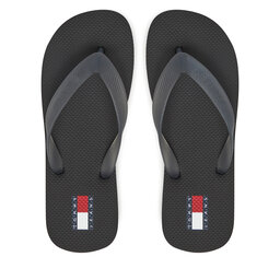 Tommy Jeans Flip flop Tommy Jeans Tjw Logo Flip Flop EN0EN02447 Negru