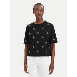 Guess Guess T-Shirt V6GI18 K2985 Schwarz Regular Fit