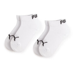 Puma 2 pares de calcetines cortos para niño Puma 194011001 White 300