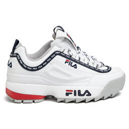 

Снікерcи Fila Disruptor Logo Low Wmn 1010748.92N White/Fila Navy/Fila Red, Білий