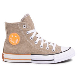

Кеди Converse Ctas Hi 167658C Khaki/Total Orange/White, Бежевий
