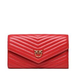 Pinko Portofel Mare de Damă Pinko Compact Wallet L PE 23 PCPL 100882 A0GK Red R41Q