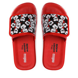 

Шльопанці Melissa Groovy + Mickey Mouse 33632 Red/Black AC405, Кольоровий