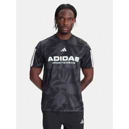 adidas adidas Marškinėliai Common Goal JW0247 Juoda Regular Fit
