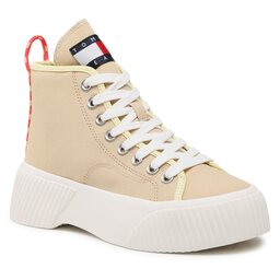 Tommy Jeans Сникърси Tommy Jeans Vulc Plat. Canvas Mc EN0EN02091 Trench AB4
