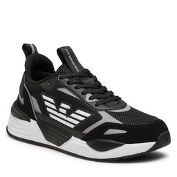 

Снікерcи EA7 Emporio Armani X8X070 XK165 N629 Black/Silver, Чорний