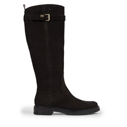 

Чоботи Tommy Hilfiger Essential Nubuck Belt Longboot FW0FW07656 Black BDS, Чорний