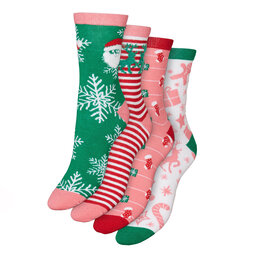 Vero Moda Ankelstrumpor dam 4-pack Vero Moda 10274060 Snow White 4304841