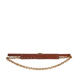 

Жіночий ремінь Pinko Love Micro Chain H1 Belt 20232 PLT01 102136.A1A8 Brown L39Q, Коричневий