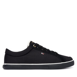 Tommy Hilfiger Sneakers aus Stoff Tommy Hilfiger Th Low FW0FW09390 Schwarz