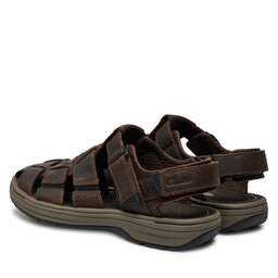 

Босоніжки Clarks Saltway Cove 26176900 Dark Brown Lea, Коричневий